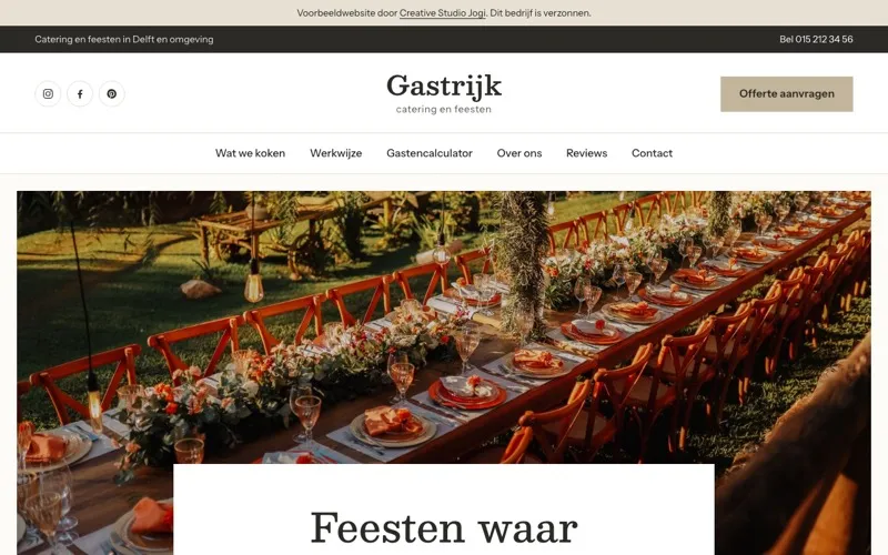 Homepage van Gastrijk