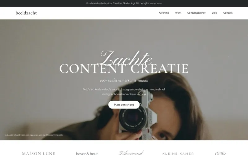 Homepage van Beeldzacht
