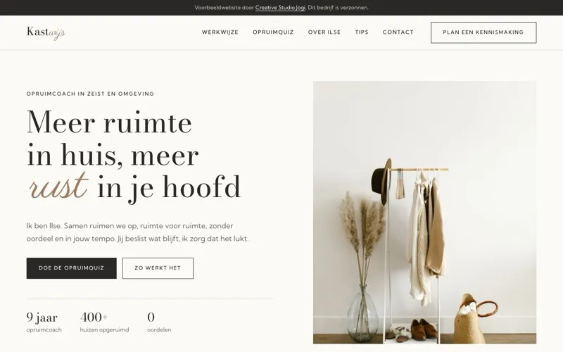 Homepage van Kastwijs